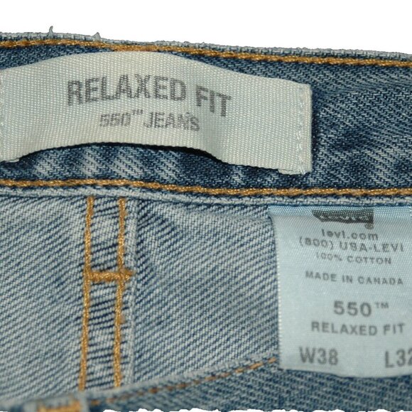 Levi's 550 Red Tag Jeans Men's 38x32 Relaxed Fit Denim - Picture 7 of 7